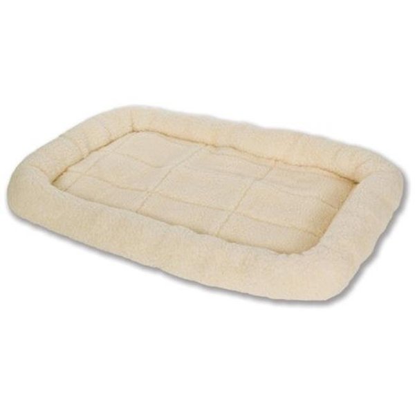 Miller Mfg Miller Manufacturing 152242 Medium Cream Fleece Dog Bed 152242